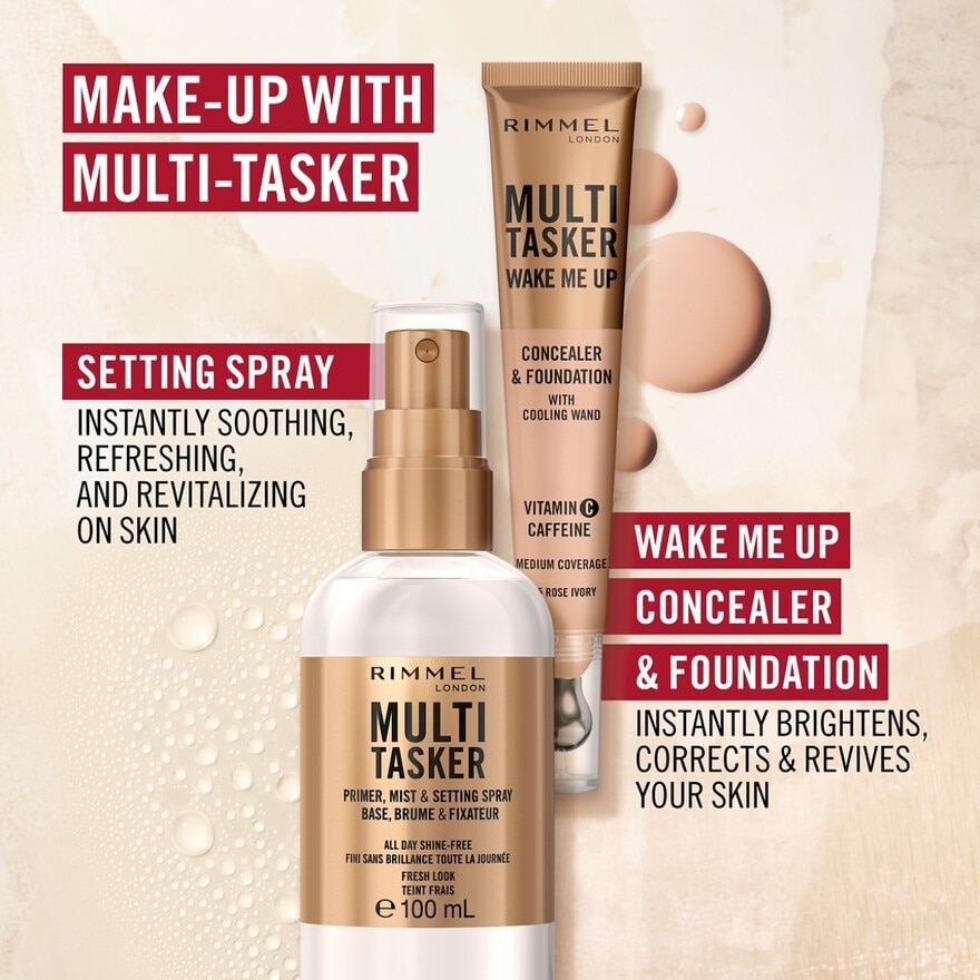  Multi Tasker Wake Me Up Concealer & Foundation 030 Light