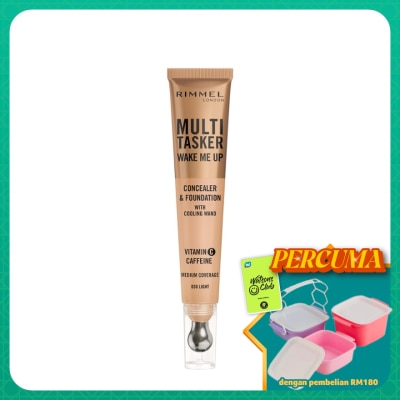 RIMMEL - Multi Tasker Wake Me Up Concealer & Foundation 030 Light