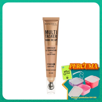 RIMMEL - Multi Tasker Wake Me Up Concealer & Foundation 050 Sand