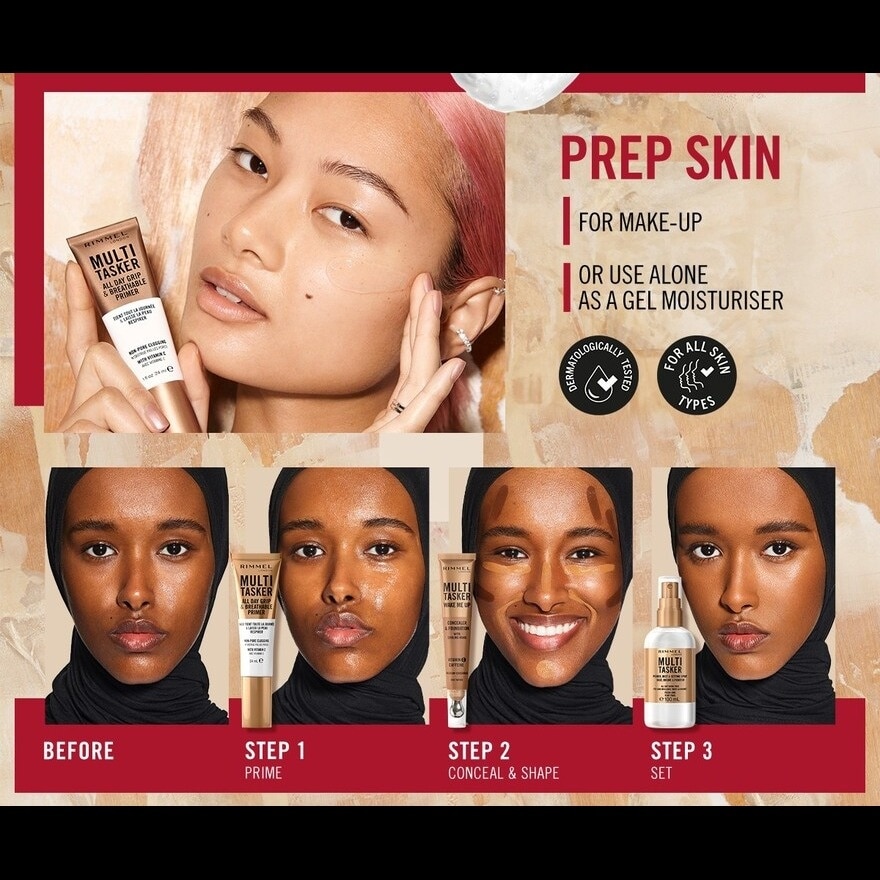 Multi-Tasker All Day Grip & Breathable Primer