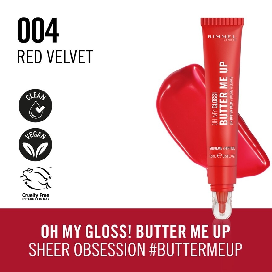 Oh My Gloss Butter Me Up 004 Red Velvet