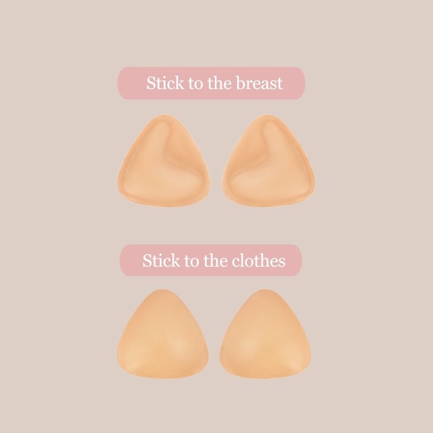 Double-Sided Adhesive Nude Bra (Size B-E)
