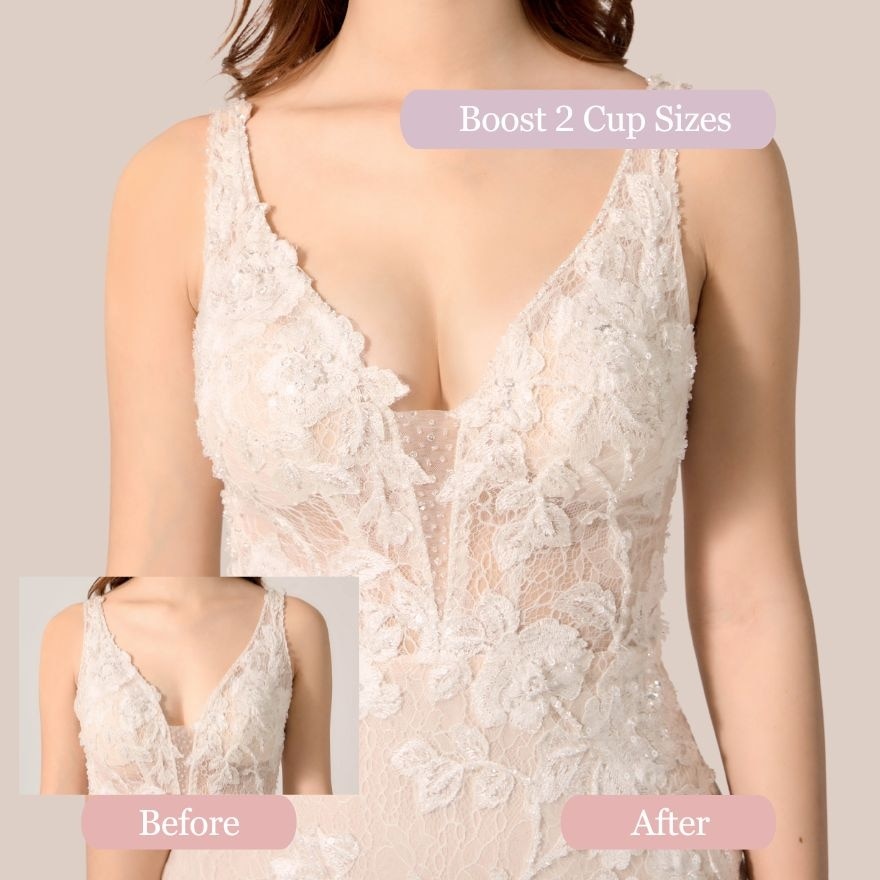 Double-Sided Adhesive Nude Bra (Size B-E)