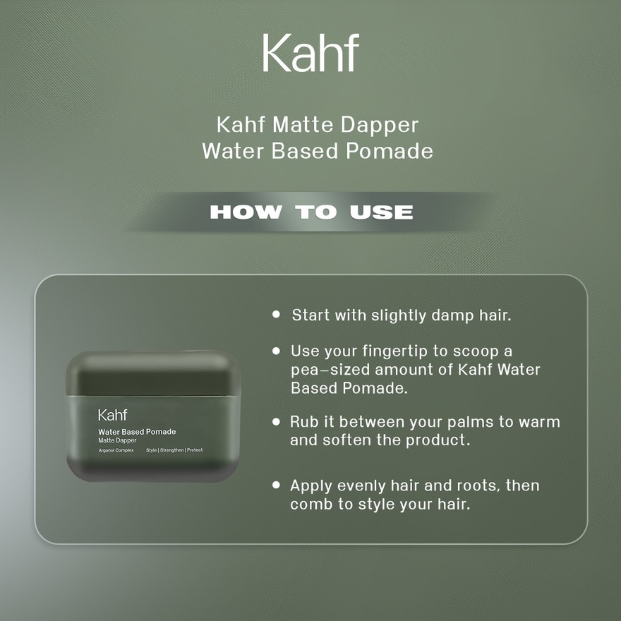 Matte Dapper Water Based Pomade 70g