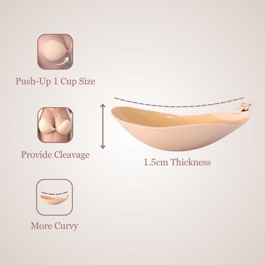 Push-Up Nude Bra (Size D/E)