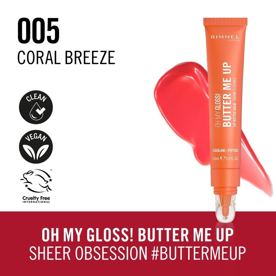 Oh My Gloss Butter Me Up 005 Coral Breeze