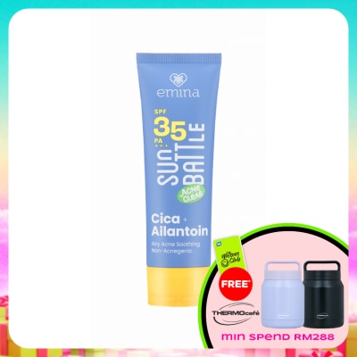 EMINA - Sun Battle SPF 35 PA +++ Acne Clear Cica + Allantoin Airy Acne Soothing 50 ml