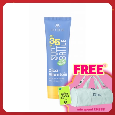 EMINA Sun Battle SPF 35 PA +++ Acne Clear Cica + Allantoin Airy Acne Soothing 50 ml