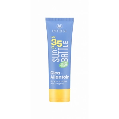 EMINA Sun Battle SPF 35 PA +++ Acne Clear Cica + Allantoin Airy Acne Soothing 50 ml