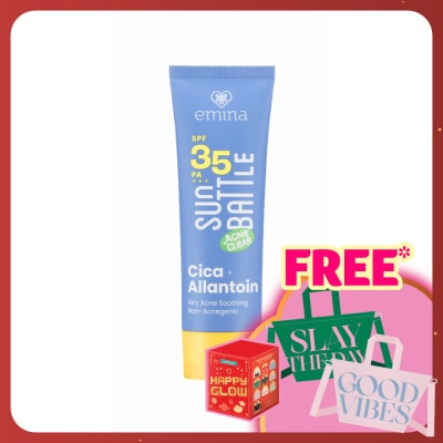 EMINA Sun Battle SPF 35 PA +++ Acne Clear Cica + Allantoin Airy Acne Soothing 50 ml