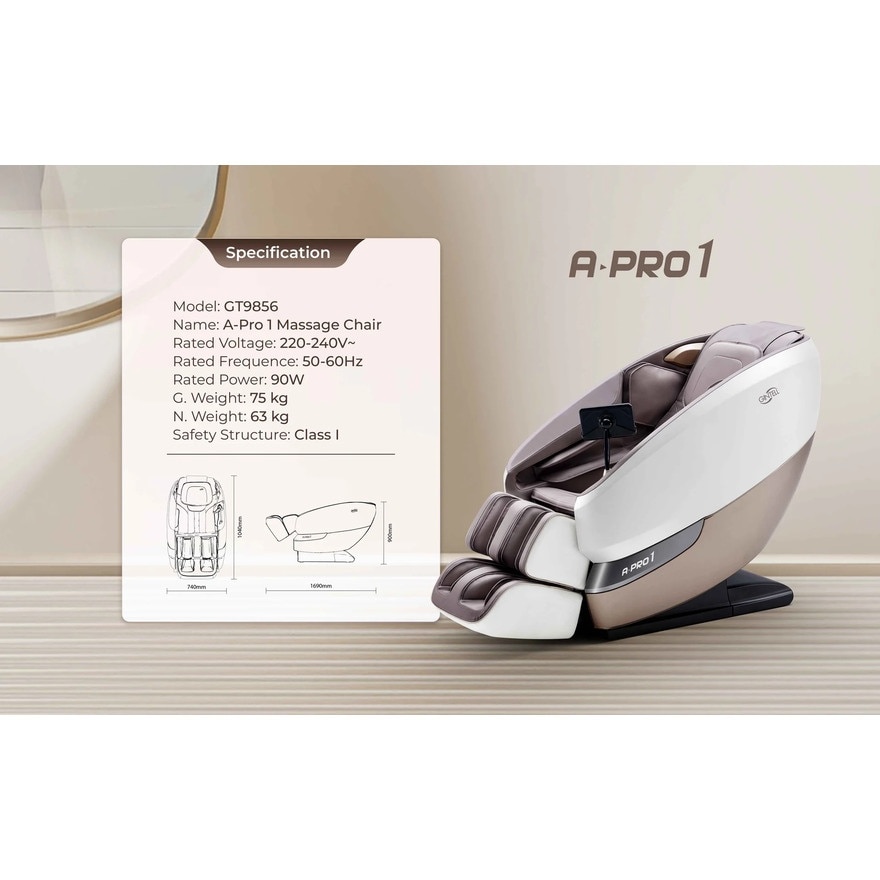 A Pro 1 Massage Chair GT9856GB