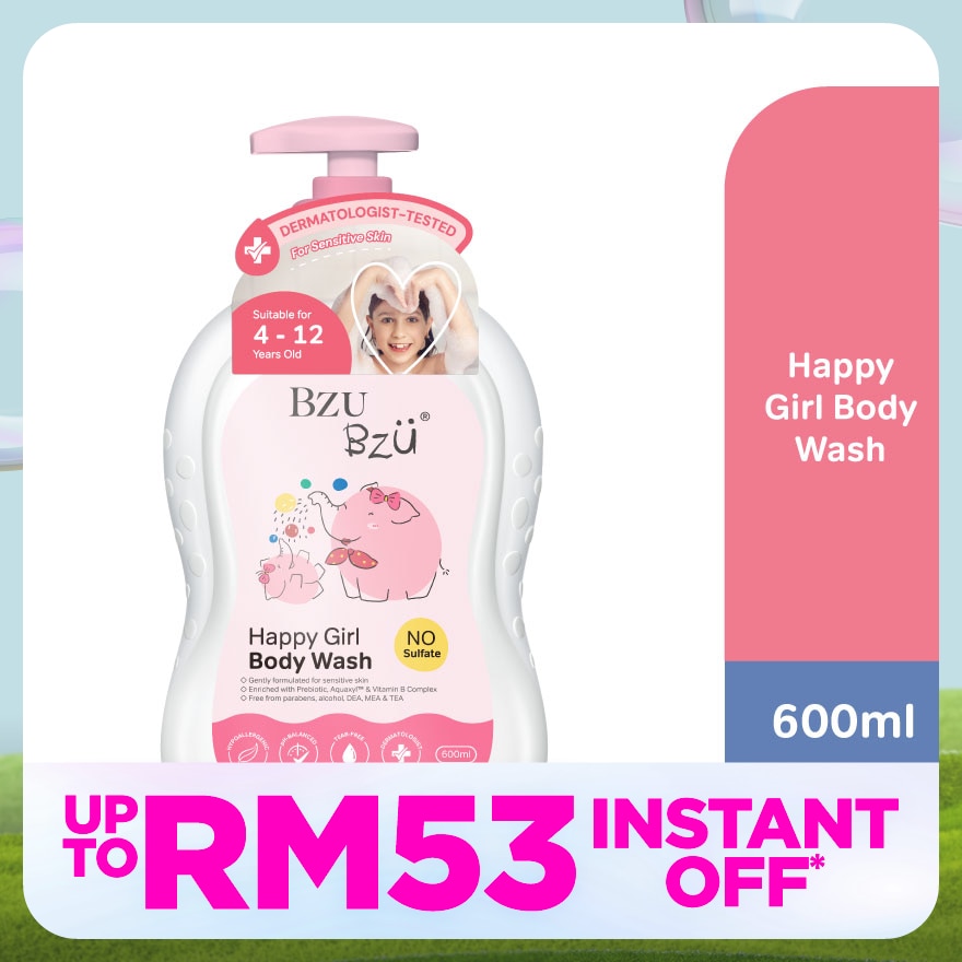 Happy Girl Body Wash 600ml