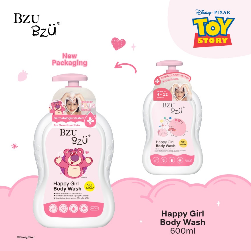 Happy Girl Body Wash 600ml