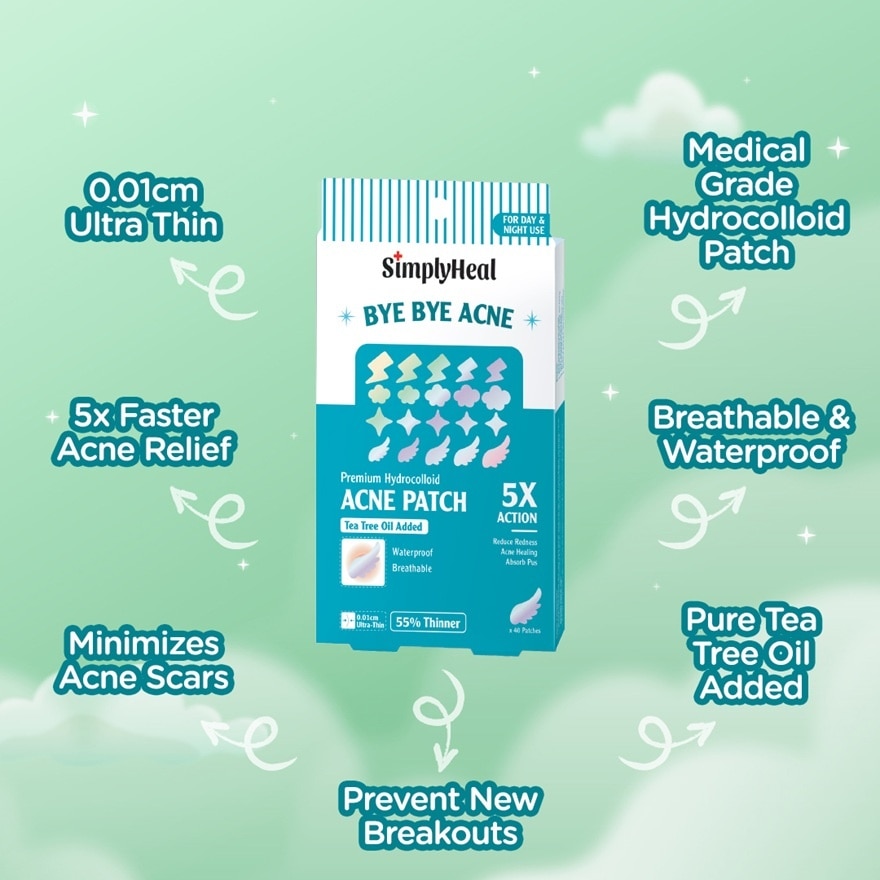 Galaxy Day & Night Premium Hydrocolloid Acne Patch 40s
