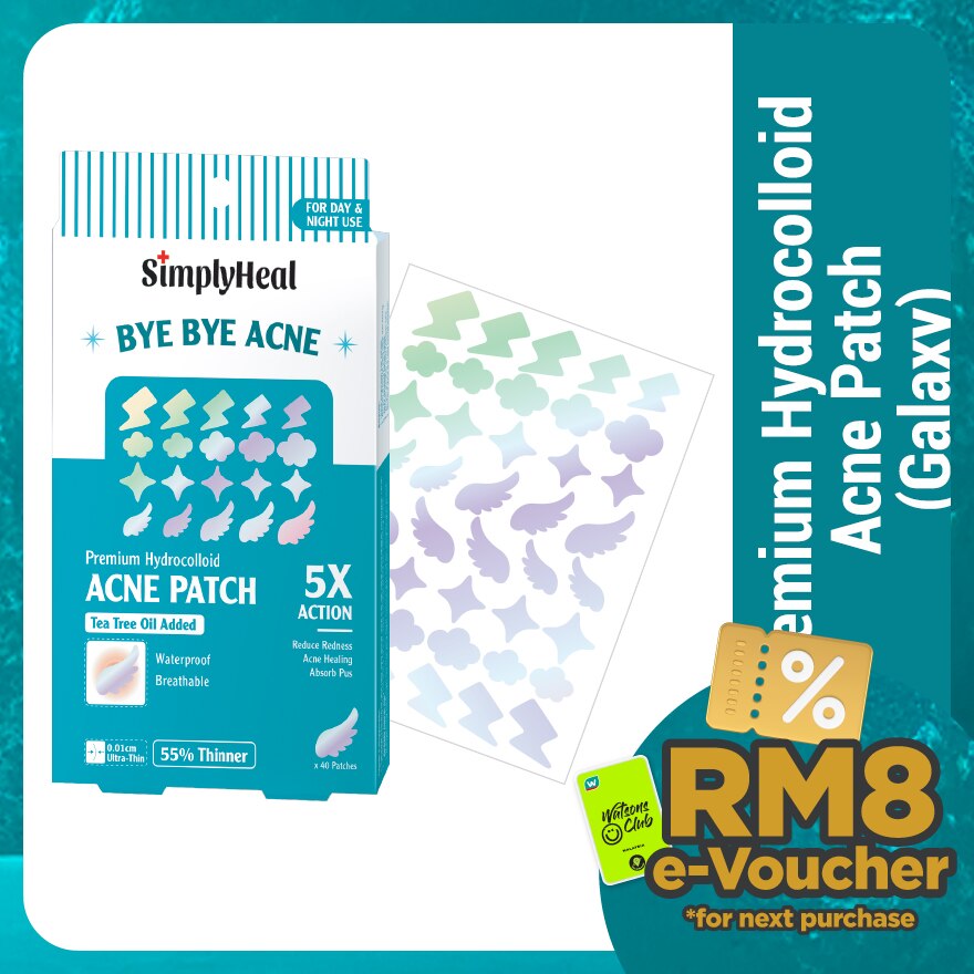 Galaxy Day & Night Premium Hydrocolloid Acne Patch 40s