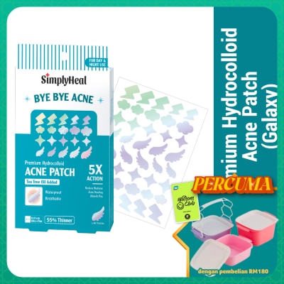 SIMPLYHEAL - Galaxy Day & Night Premium Hydrocolloid Acne Patch 40s