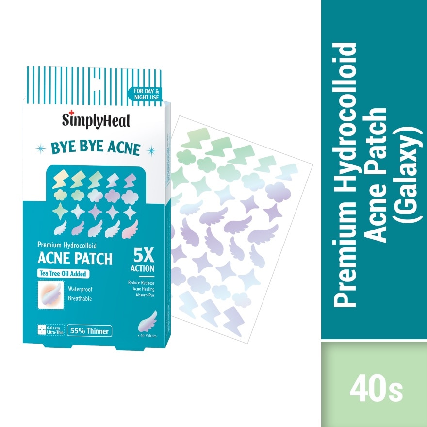 Galaxy Day & Night Premium Hydrocolloid Acne Patch 40s