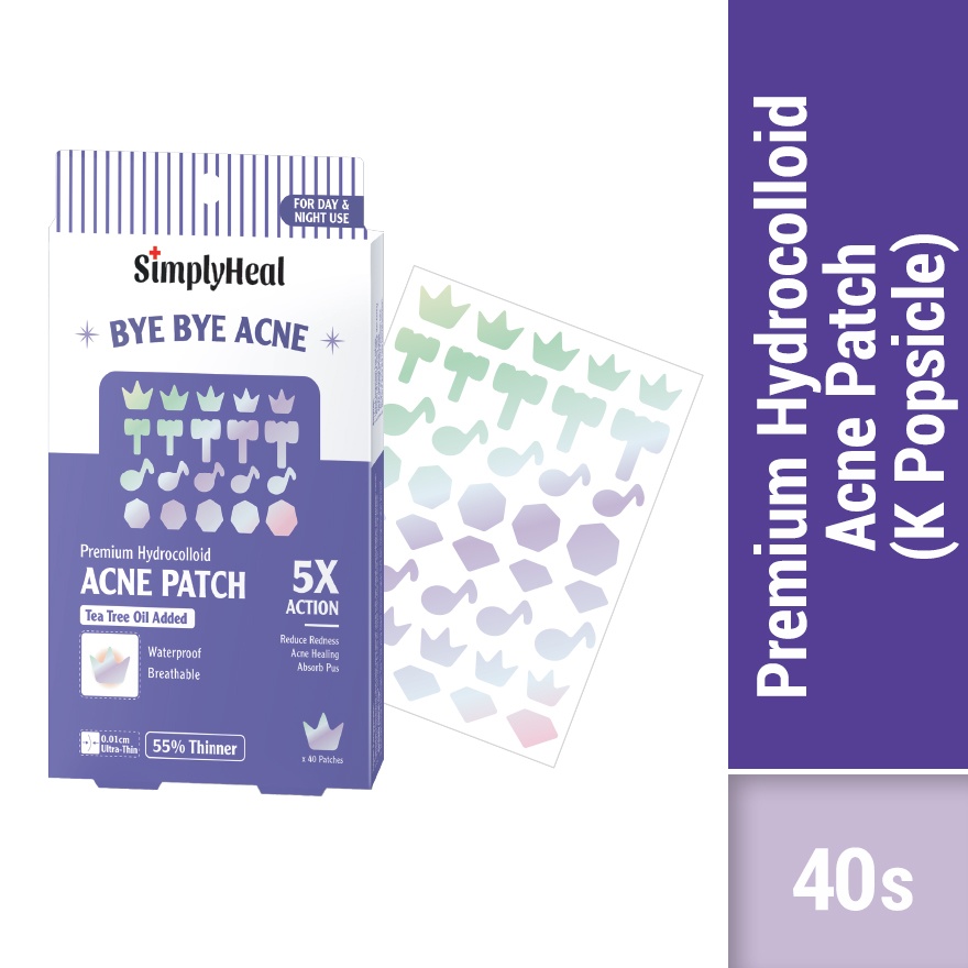 K Popsicle Day & Night Premium Hydrocolloid Acne Patch 40s