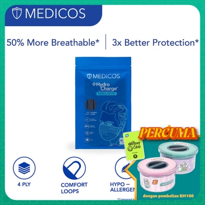 MEDICOS 4ply HydroCharge Regular Fit Oxford Blue 12's