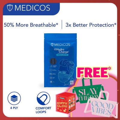 MEDICOS 4ply HydroCharge Regular Fit Oxford Blue 12's