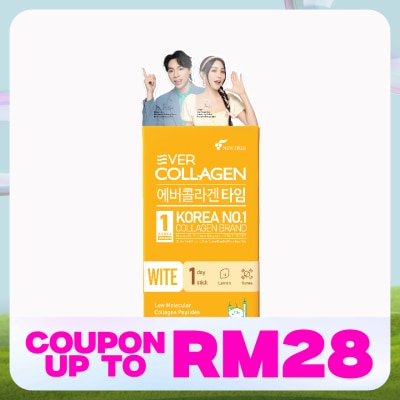 EVER COLLAGEN Collagen Wite Lemon Flavored 3g x 10s
