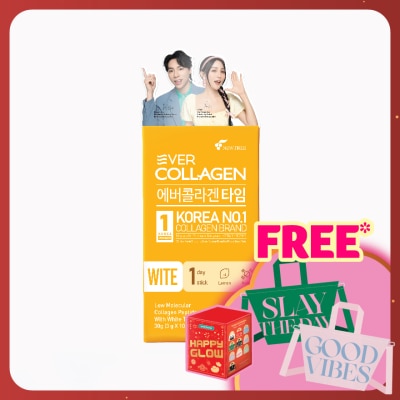 EVER COLLAGEN Collagen Wite Lemon Flavored 3g x 10s