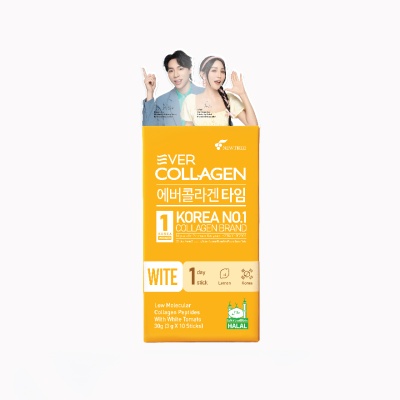 EVER COLLAGEN - Collagen Wite Lemon Flavored 3g x 10s