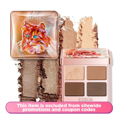 ZEESEA Tipsy Kitty Eyeshadow Quad 06 Ordinary Love