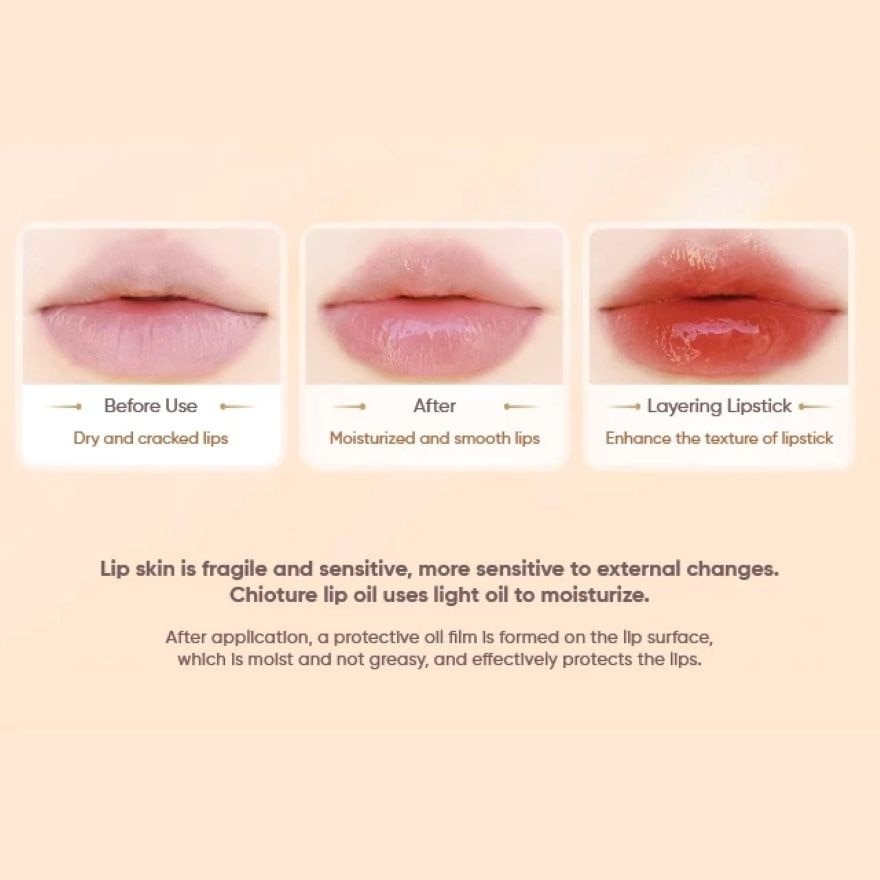 Moisturizing Lip Oil Hydrating Night Care Lip Mask 03 Goodnight Coffee