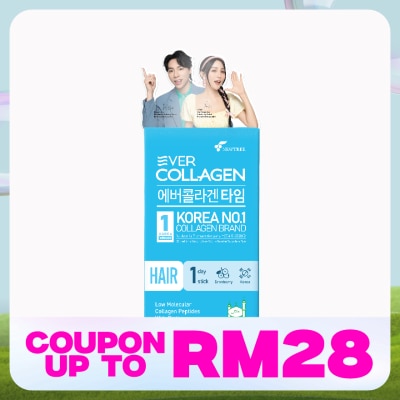 EVER COLLAGEN Collagen Hair Cranberry Flavored 3g x 10s