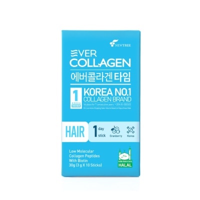 EVER COLLAGEN Collagen Hair Cranberry Flavored 3g x 10s