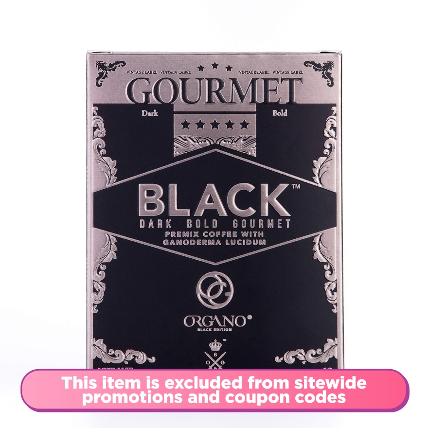 Gourmet Black Coffee 3.5g x 12 sachets