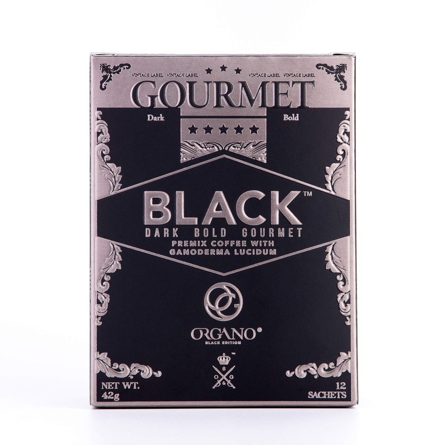 Gourmet Black Coffee 3.5g x 12 sachets