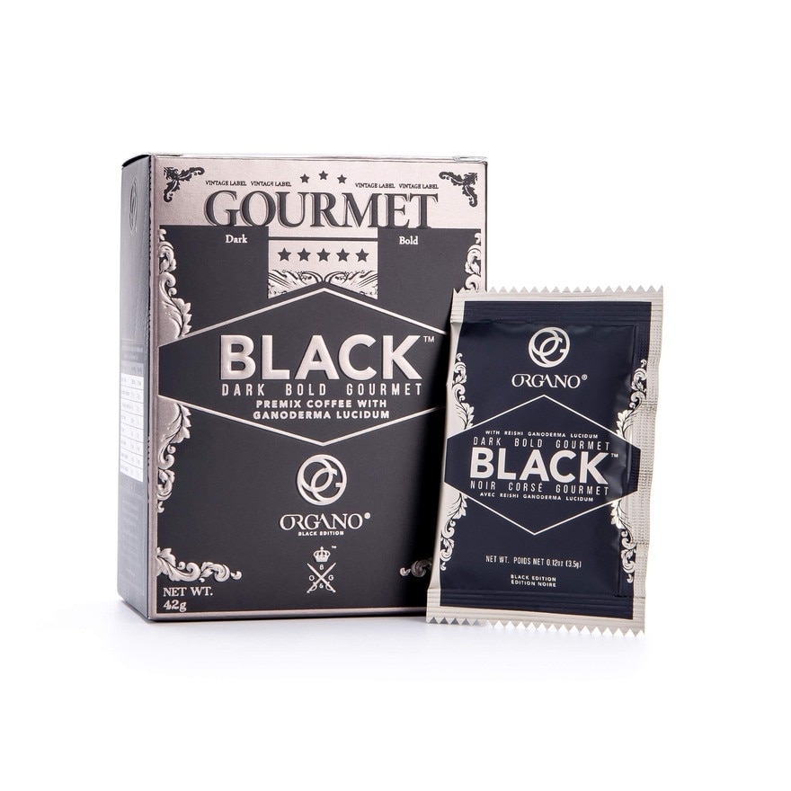 Gourmet Black Coffee 3.5g x 12 sachets