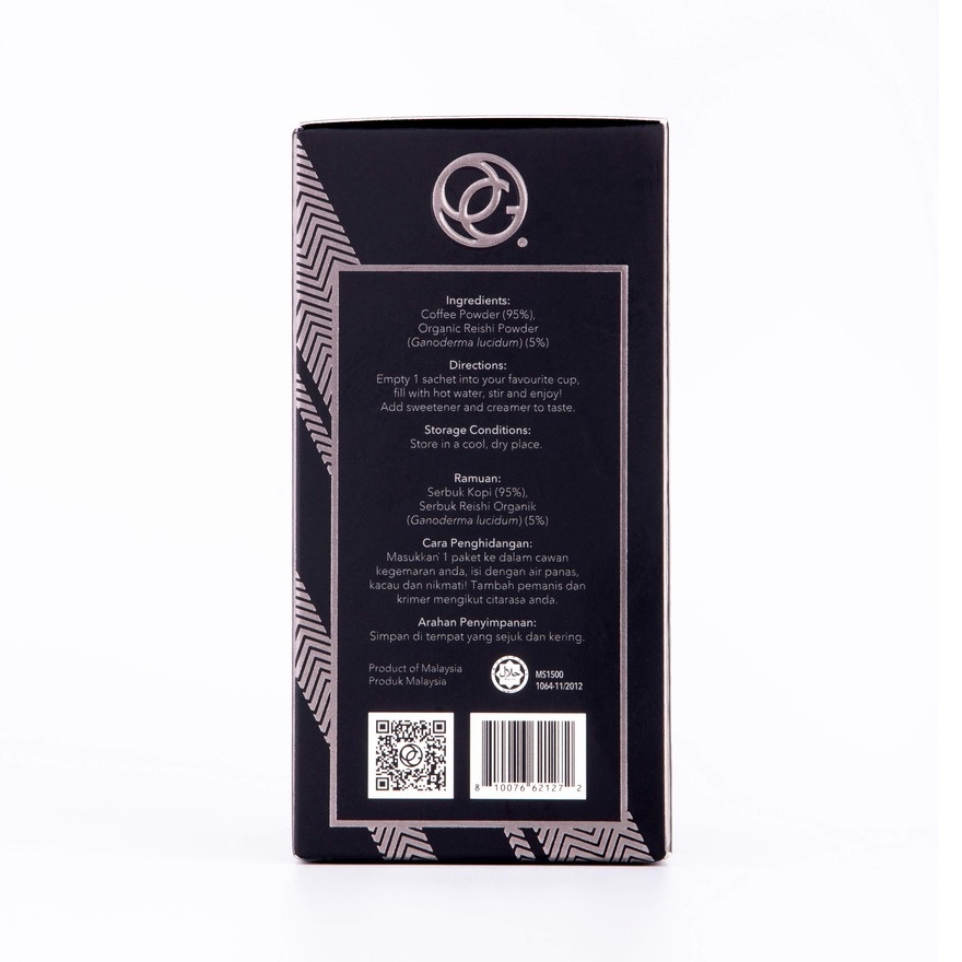 Gourmet Black Coffee 3.5g x 12 sachets