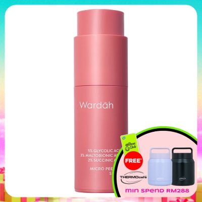 WARDAH - 5% Glycolic Acid 3% Maltobionic Acid 2% Succinic Acid Micro Peeling Serum 20 ml