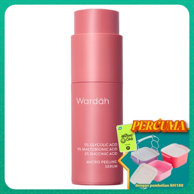 WARDAH - 5% Glycolic Acid 3% Maltobionic Acid 2% Succinic Acid Micro Peeling Serum 20 ml