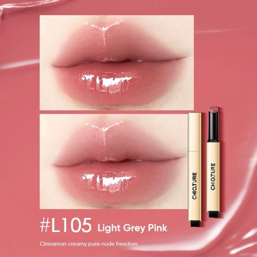 Solid Lip Gloss Small Gold Tube Lipstick L105