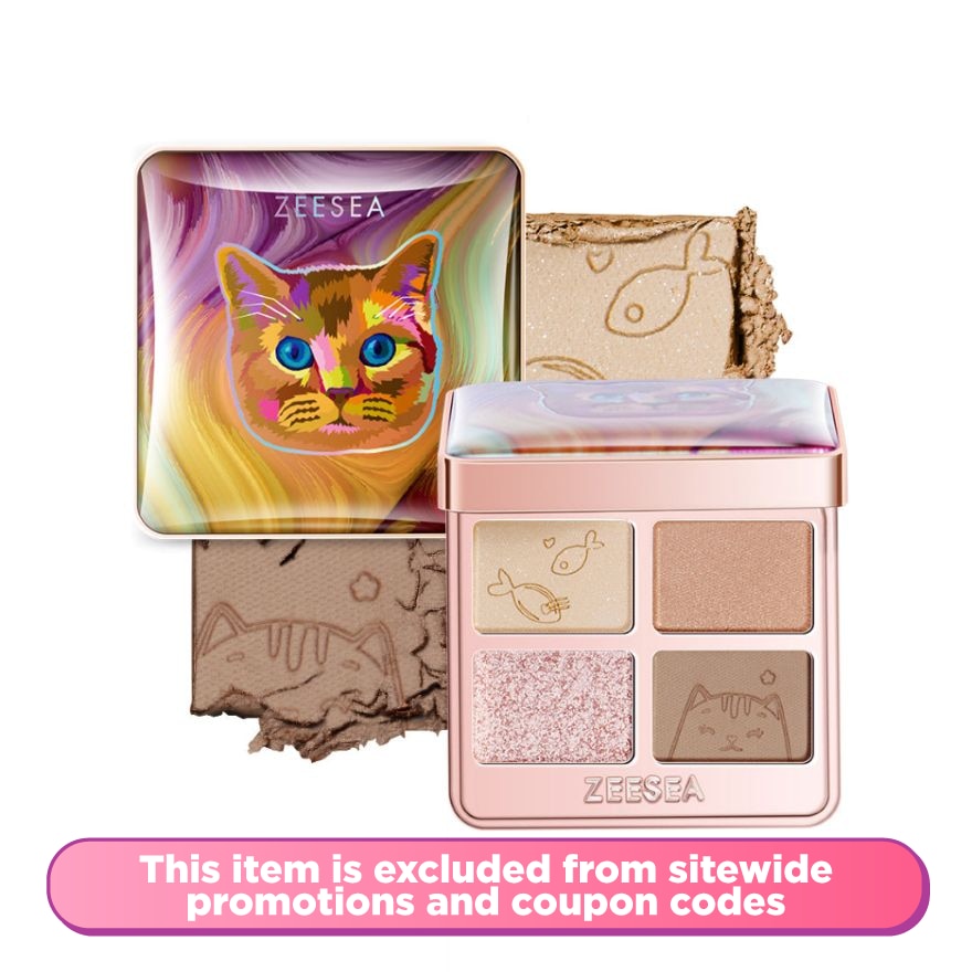Tipsy Kitty Eyeshadow Quad 01 Milk Tea