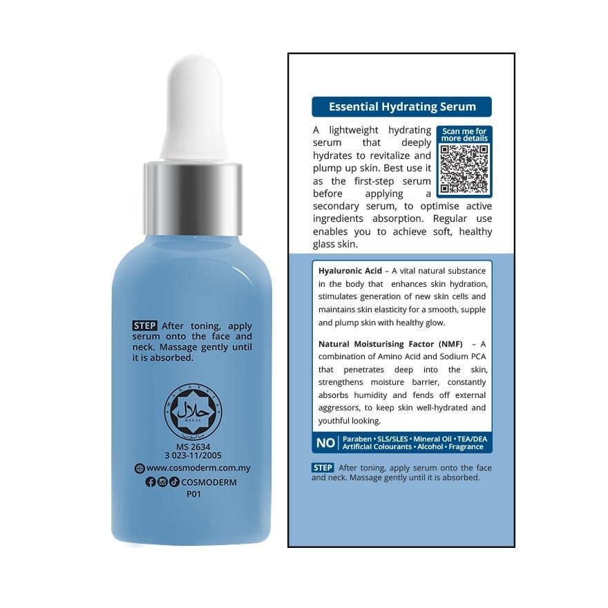 Hyaluronic Acid Essential Hydrating Serum 30ml