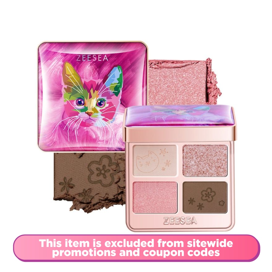 Tipsy Kitty Eyeshadow Quad 02 Rose