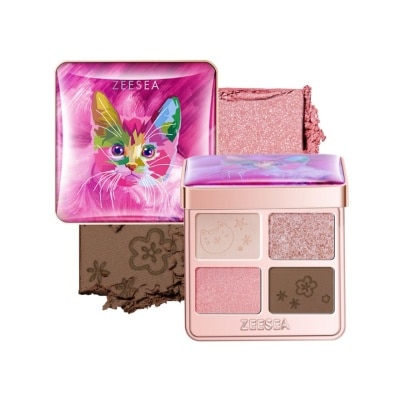 ZEESEA Tipsy Kitty Eyeshadow Quad 02 Rose