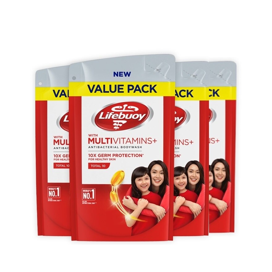 Bodywash Refill Total 10 Bundle of 4 x 800 ml