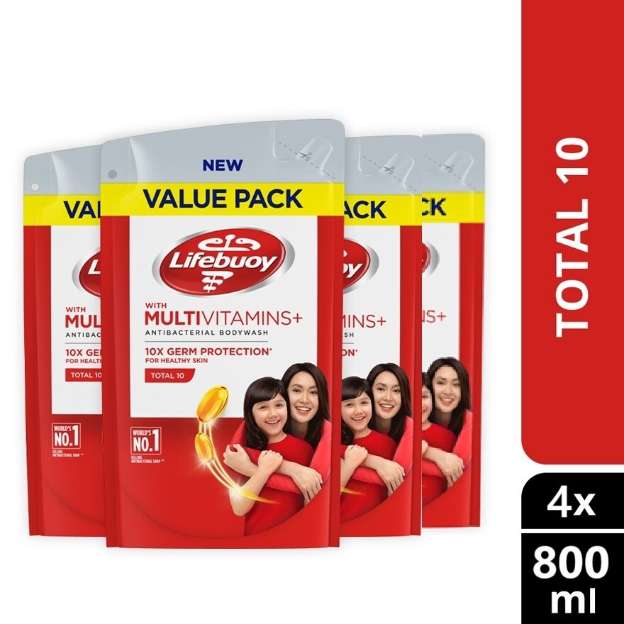 Bodywash Total 10  Refill 800ml X4