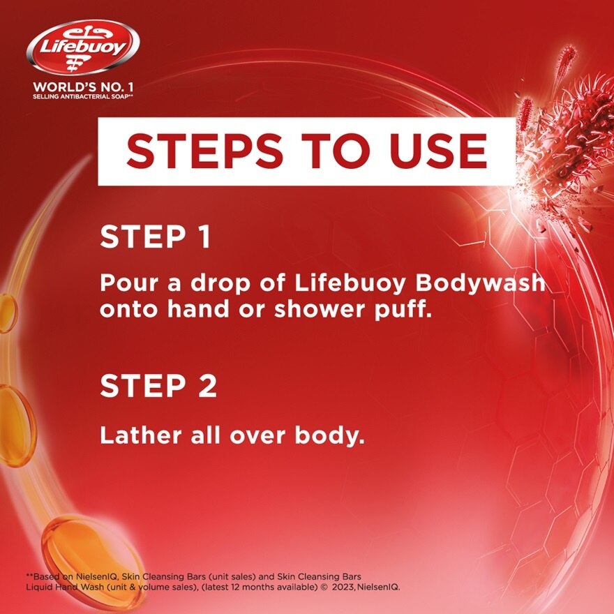 Bodywash Lemon Fresh Refill 800mlX4