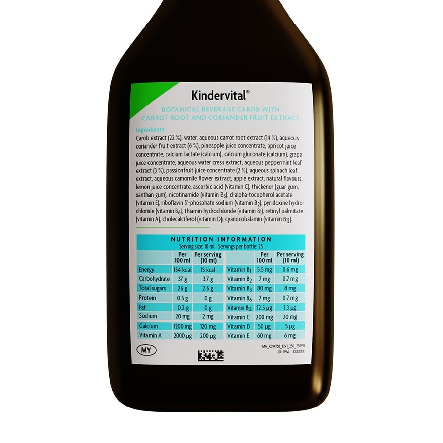 Kindervital Children Botanical Beverage 250ml