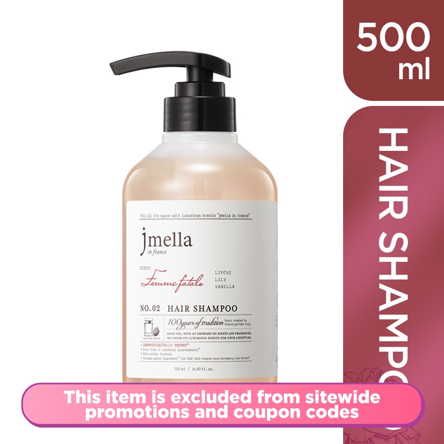 Femme Fatale Hair Shampoo 500ml