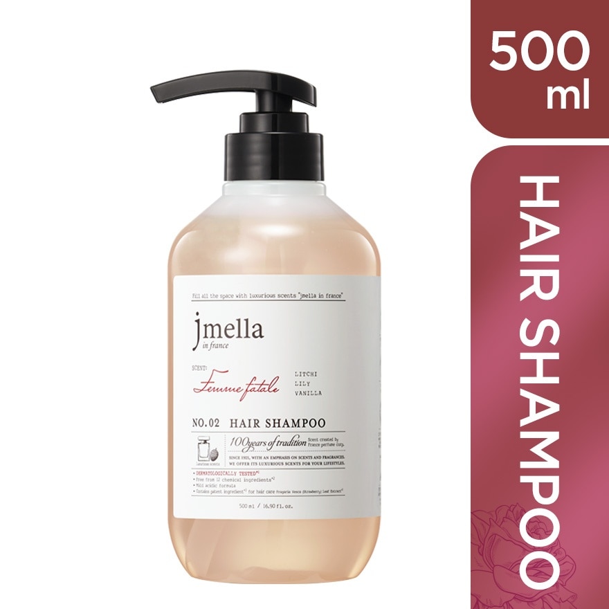 Femme Fatale Hair Shampoo 500ml
