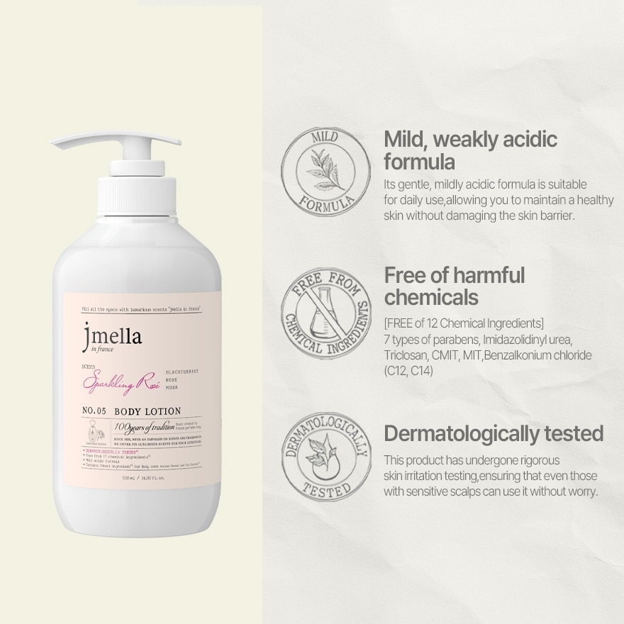 Sparkling Rose Body Lotion 500ml