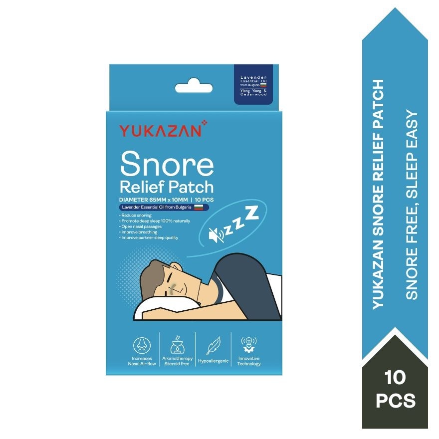 Snore Relief Patch (Lavender Essential Oil) 10'S
